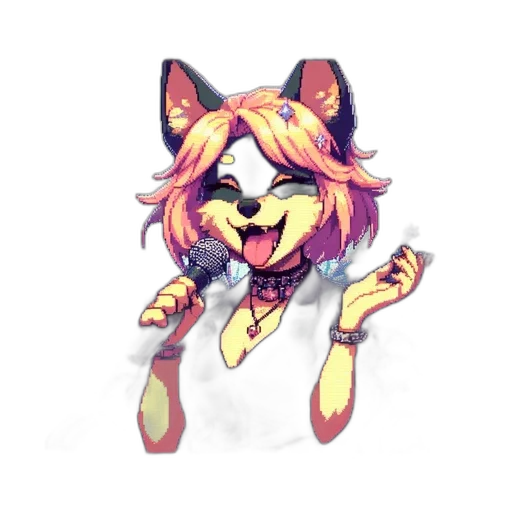 staff, animal, creature, mask, watercolor, pixel art, cartoon, anime transparent PNG cut-out