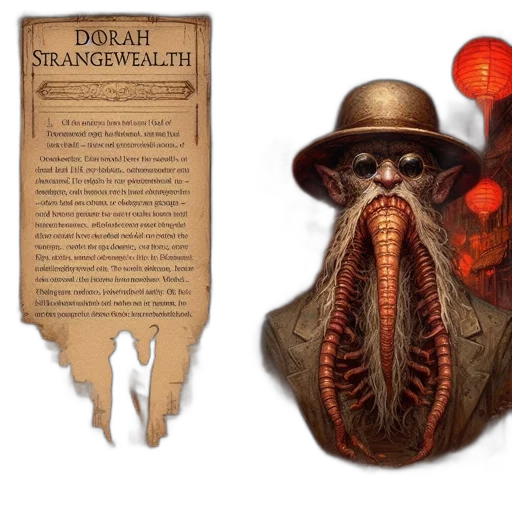 creature, mask, concept art, fantasy art, elaborate, composition, features, narrative transparent PNG cut-out