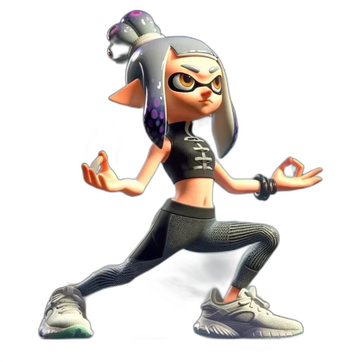 dress, weapon, mask, jacket, concept art, 3d render, cartoon, pixel art transparent PNG cut-out