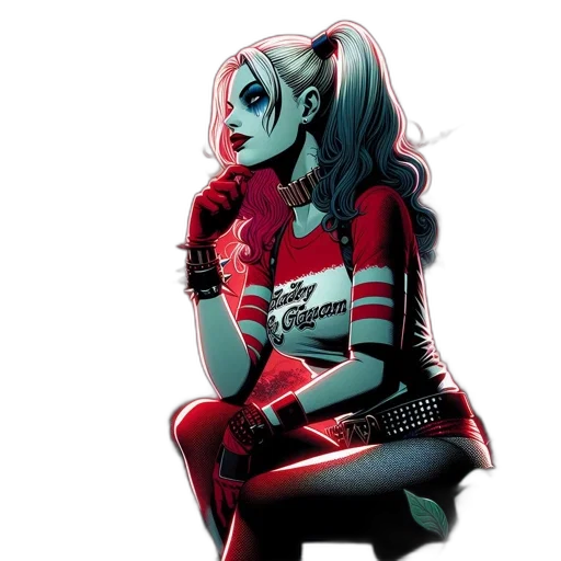 robot, comic book art, concept art, pixel art, cartoon, neon lights, red, dark transparent PNG cut-out
