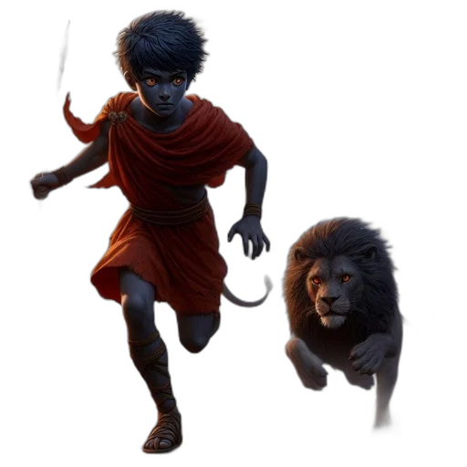 animal, staff, creature, concept art, fantasy art, 3d render, pixel art, young transparent PNG cut-out