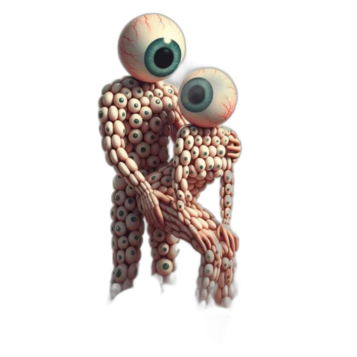 creature, robot, jewelry, staff, 3d render, concept art, pixel art, fantasy art transparent PNG cut-out