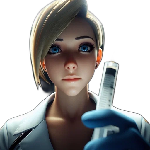 staff, face, robot, bottle, concept art, comic book art, cartoon, photorealistic transparent PNG cut-out