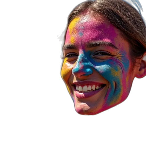 face, mask, crown, jewelry transparent PNG cut-out