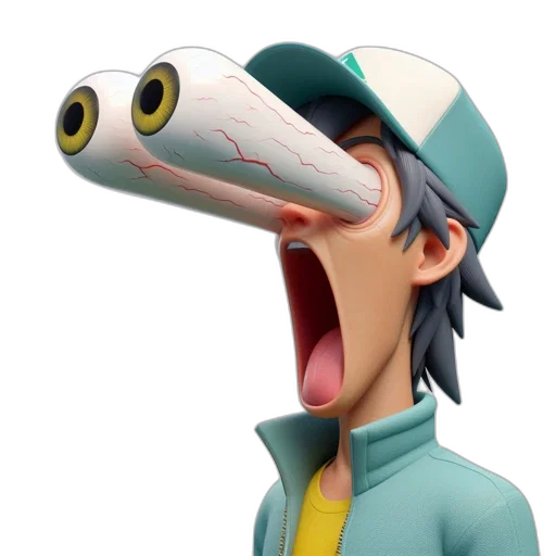 hat, staff, face, mask, 3d render, concept art, cartoon, photorealistic transparent PNG cut-out