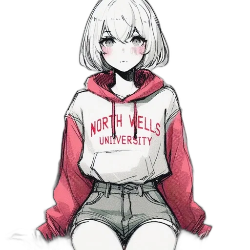 jacket, dress, weapon, robot, anime, watercolor, concept art, pixel art transparent PNG cut-out