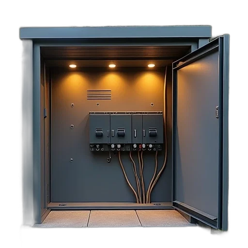 building, staff, 3d render, outdoor, box, enclosure, electrical, enclosures transparent PNG cut-out