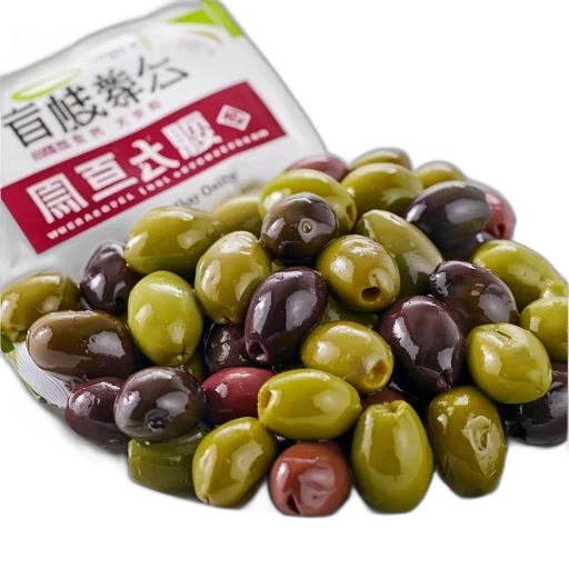 food, photorealistic, bowl, contains, selection, olives, various, colors transparent PNG cut-out