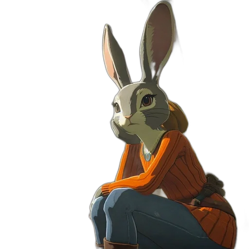 animal, jacket, mask, staff, concept art, 3d render, photorealistic, fantasy art transparent PNG cut-out