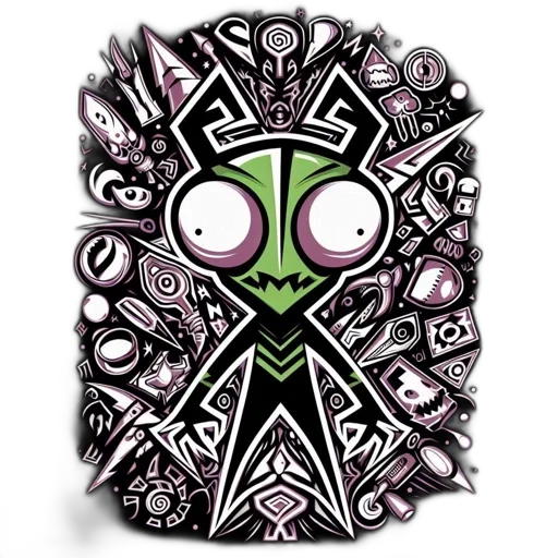 mask, jewelry, face, creature, concept art, fantasy art, comic book art, cartoon transparent PNG cut-out