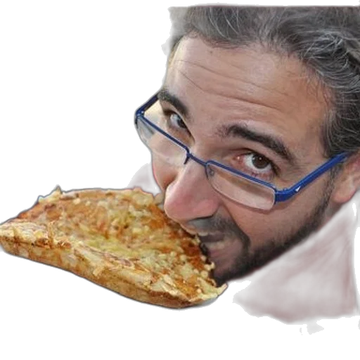 food, face, animal, weapon, photorealistic, man, glasses, beard transparent PNG cut-out