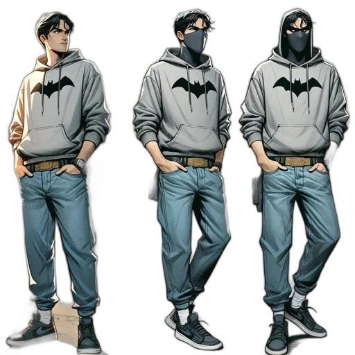 jacket, comic book art, concept art, cartoon, 3d render, dark, earth tones, monochrome transparent PNG cut-out