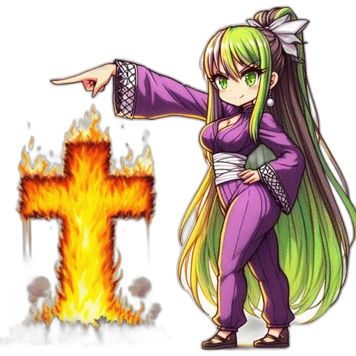 weapon, staff, sword, pixel art, anime, fantasy art, concept art, fire transparent PNG cut-out