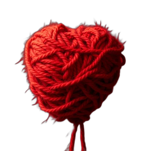 hair, red, skeine, yarn transparent PNG cut-out