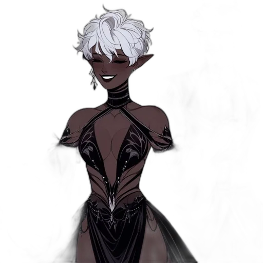 dress, staff, creature, mask, concept art, fantasy art, pixel art, comic book art transparent PNG cut-out