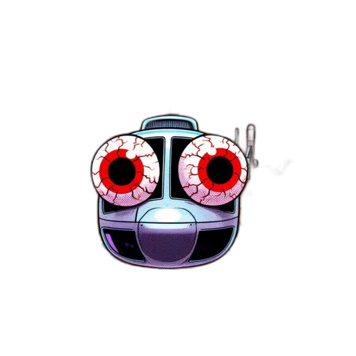 robot, mask, face, staff, concept art, pixel art, 3d render, cartoon transparent PNG cut-out