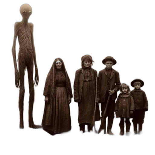 creature, staff, concept art, pixel art, 3d render, fantasy art, outer space, dark transparent PNG cut-out