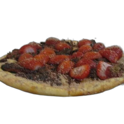 food, crown, 3d render, photorealistic, plate, strawberries, top transparent PNG cut-out