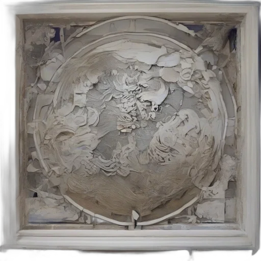 crown, furniture, mask, face, photorealistic, outer space, snow, intricately transparent PNG cut-out
