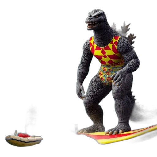 creature, concept art, 3d render, wave, carries, various, animated, characters transparent PNG cut-out