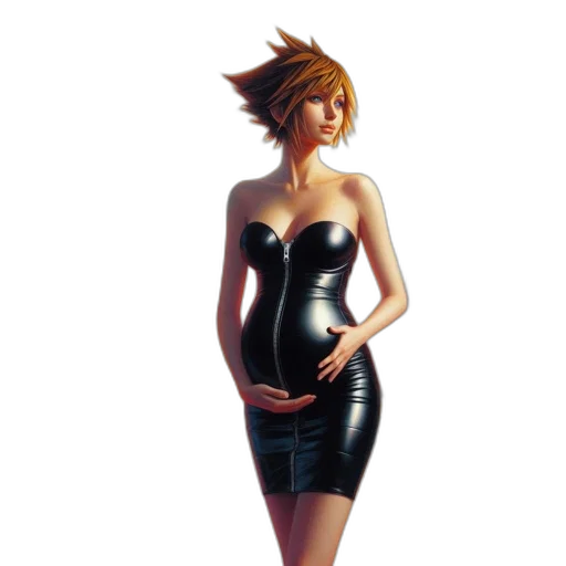 dress, jacket, concept art, 3d render, fantasy art, pixel art, dark, woman transparent PNG cut-out