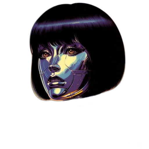 mask, face, jewelry, robot, fantasy art, photorealistic, comic book art, cyberpunk transparent PNG cut-out