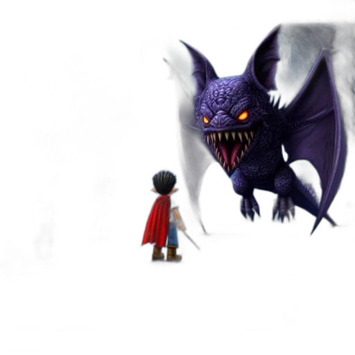 dragon, creature, concept art, fantasy art, 3d render, pixel art, fog, fire transparent PNG cut-out