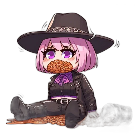 food, hat, creature, weapon, pixel art, anime, fantasy art, concept art transparent PNG cut-out