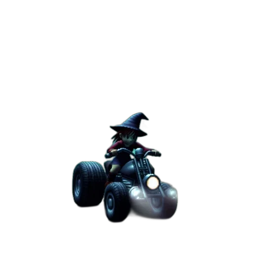 car, hat, robot, weapon, concept art, 3d render, pixel art, fantasy art transparent PNG cut-out