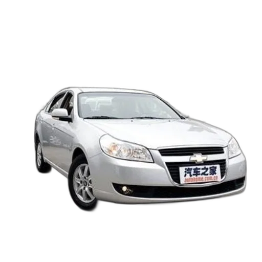 car, 3d render, photorealistic, silver, chevrolet, sedan, parked, front transparent PNG cut-out