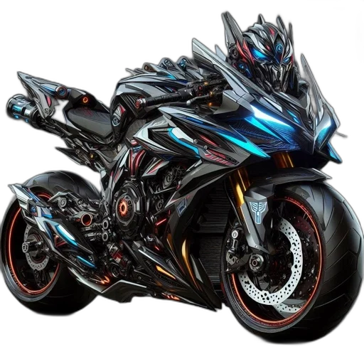 dragon, weapon, concept art, photorealistic, fantasy art, anime, futuristic, motorcycle transparent PNG cut-out