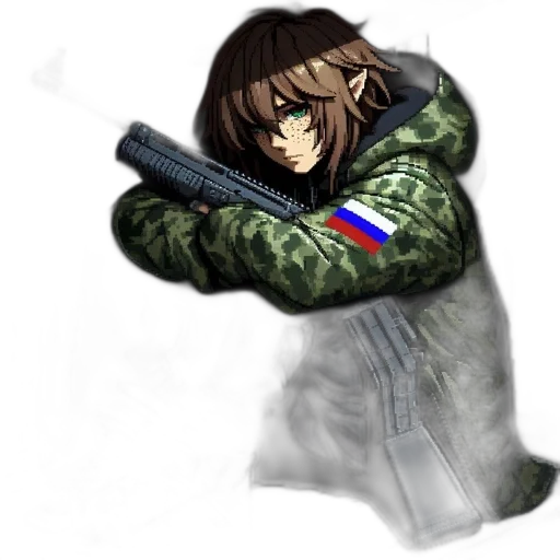 weapon, jacket, staff, face, pixel art, concept art, anime, photorealistic transparent PNG cut-out