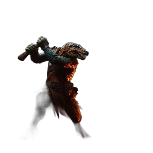 dragon, creature, staff, weapon, concept art, fantasy art, 3d render, pixel art transparent PNG cut-out