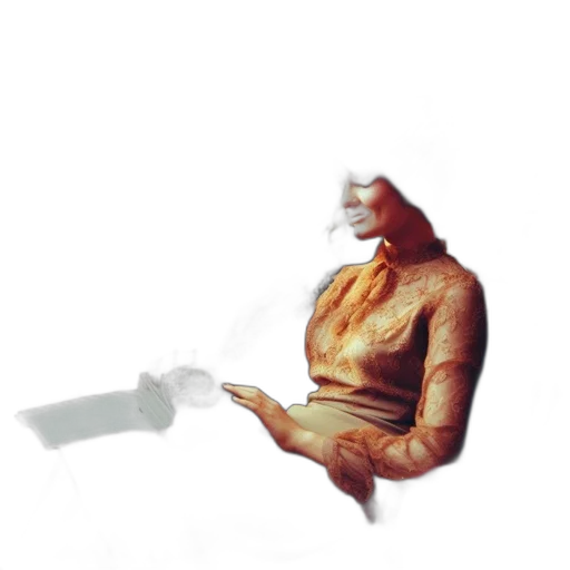 mask, furniture, robot, food, 3d render, concept art, photorealistic, vaporwave transparent PNG cut-out