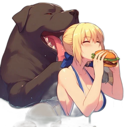food, animal, creature, anime, pixel art, concept art, watercolor, modern transparent PNG cut-out