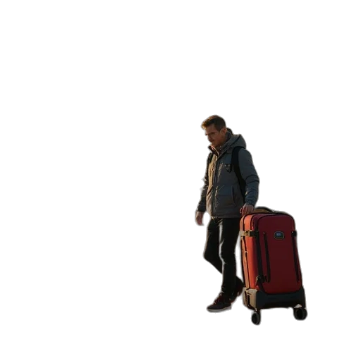 jacket, staff, 3d render, concept art transparent PNG cut-out