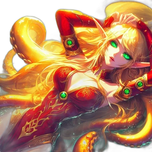 weapon, dragon, fantasy art, concept art, anime, pixel art, red, golden transparent PNG cut-out