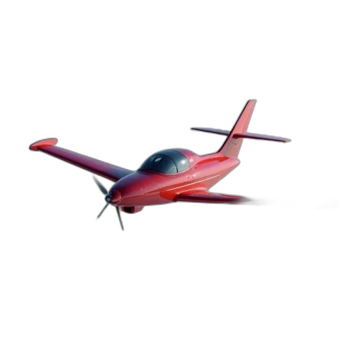 3d render, remote, control, airplane transparent PNG cut-out