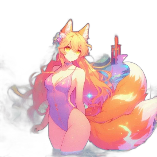 staff, weapon, dress, dragon, pixel art, anime, fantasy art, concept art transparent PNG cut-out