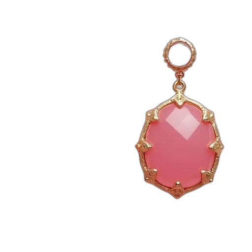 jewelry, crown, pink, earrings transparent PNG cut-out