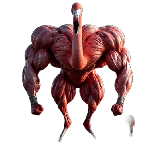 animal, creature, hair, weapon, concept art, 3d render, photorealistic, fantasy art transparent PNG cut-out