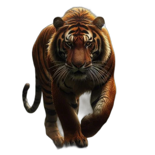 animal, creature, staff, photorealistic, concept art, 3d render, fantasy art, tiger transparent PNG cut-out