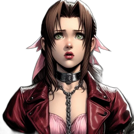 jacket, face, concept art, cyberpunk, fantasy art, photorealistic, red, dark transparent PNG cut-out