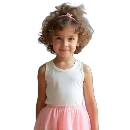 dress, photorealistic, children, sleeveless, leotrette transparent PNG cut-out