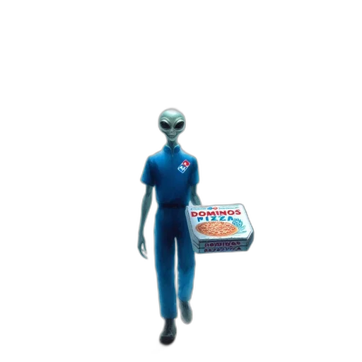 robot, creature, staff, mask, vaporwave, 3d render, concept art, pixel art transparent PNG cut-out