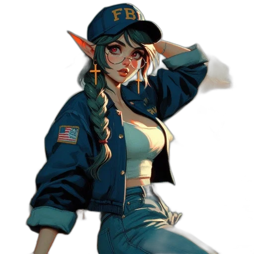 jacket, staff, hat, weapon, pixel art, concept art, fantasy art, anime transparent PNG cut-out