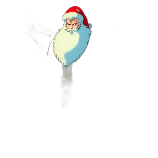 staff, creature, pixel art, concept art, 3d render, cartoon, festive, illustration transparent PNG cut-out