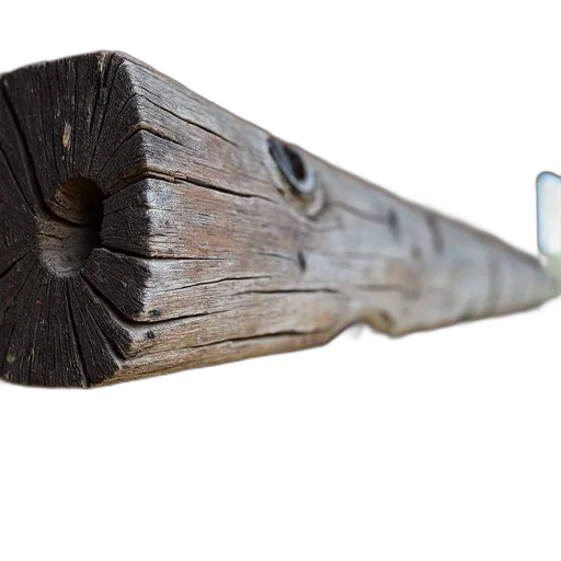 sword, weapon, staff, umbrella, 3d render, photorealistic, weathered, wooden transparent PNG cut-out