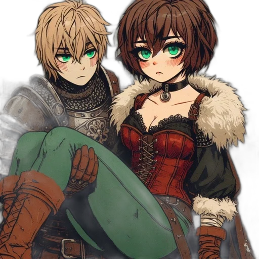 weapon, mask, jacket, sword, fantasy art, pixel art, concept art, anime transparent PNG cut-out