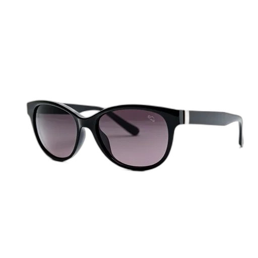 3d render, pair, black, sunglasses, reflective, lens, displayed, against transparent PNG cut-out